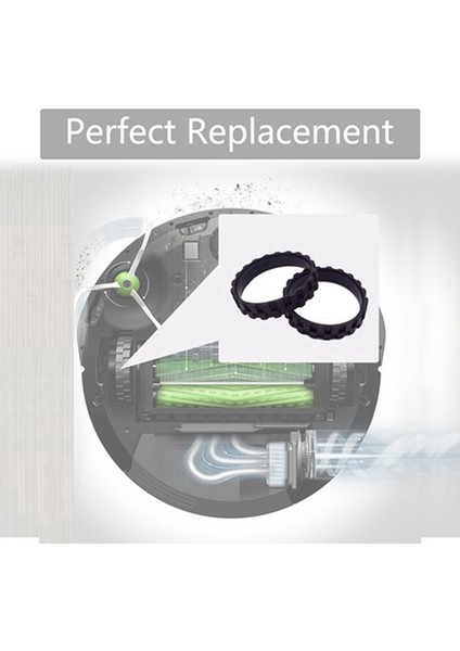 Irobot Roomba Tekerlek Serisi 500 600 700 800 ve 900 Için 16 Adet Lastik (Yurt Dışından) indirimleri