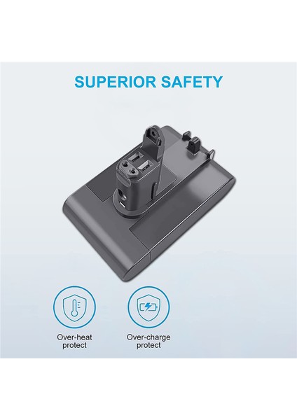 22 2V DC34 Li-Ion Vakum Pil Adaptörünü + Filtreyi Değiştirin (Yurt Dışından) indirimleri