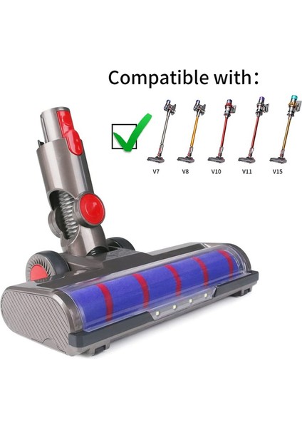 Dyson V8 V7 V10 V11 Için Motorlu Zemin Fırça Başlığı (Yurt Dışından) modelleri