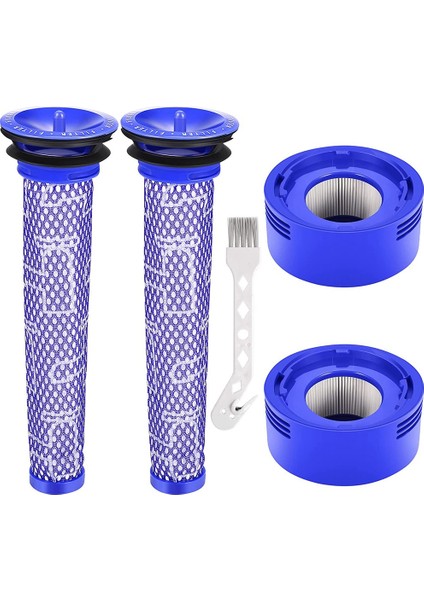 Dyson V7 V8 Elektrikli Süpürge Aksesuarları Için Yedek Filtre Seti Kiti (Yurt Dışından)