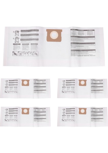 Shop-Vac Ridgid 5-8 Galon Vakum Için 5 Paket Toz Torbası 9066100 (Yurt Dışından) modelleri