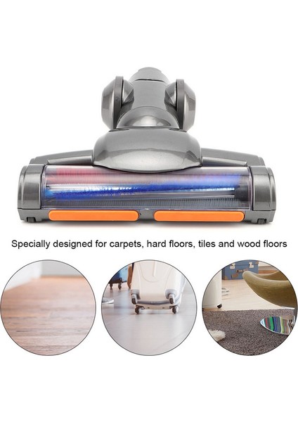 Dyson V6 A-Tipi, DC42, DC44 Fırça Başlığı Için Yumuşak Silindir Kafalı Zemin Fırçası (Yurt Dışından)
