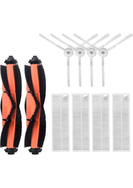 Yeni Ana Fırça Hepa Filtreli Yan Fırça Mop Bezleri (Yurt Dışından)