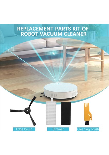 Lefant M201 T700 M520 Elektrikli Süpürge Için 10 Filtre ve 10 Yan Fırça (Yurt Dışından) indirimleri