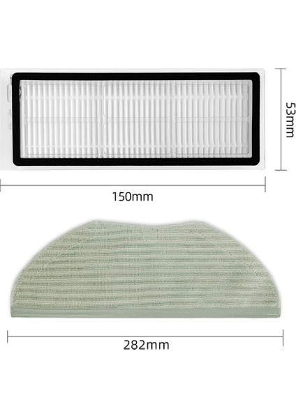 4pcs Hepa Filtre Paspas Bezi 360 S9 X95 X90 Elektrikli Süpürge (Yurt Dışından) modelleri