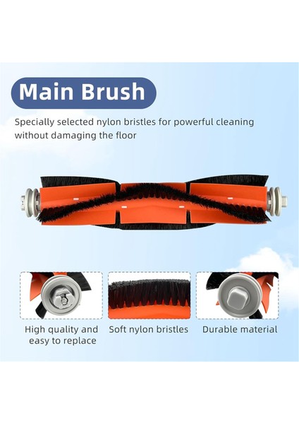 Dreame D10 Plus Z10 Pro L10 Plus ile Uyumlu Yedek Parçalar (Yurt Dışından) modelleri