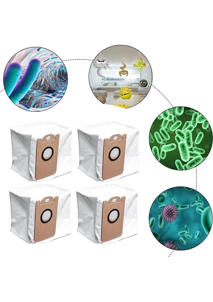 Kyvol Cybovac S31 Için 6 Adet Vakumlu Toz Torbası Uoni V980 Plus Q6 (Yurt Dışından) indirimleri