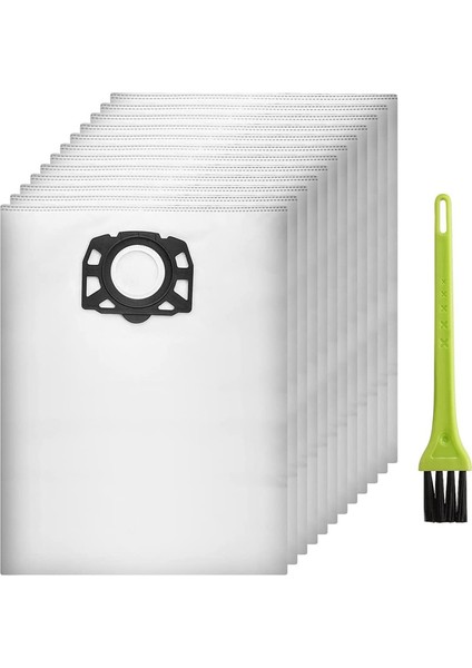 Karcher Elektrikli Süpürge Için 12 Paket Filtre Torbaları Wd4 Wd5 Wd6 Mv4 Mv5 Mv6 (Yurt Dışından)