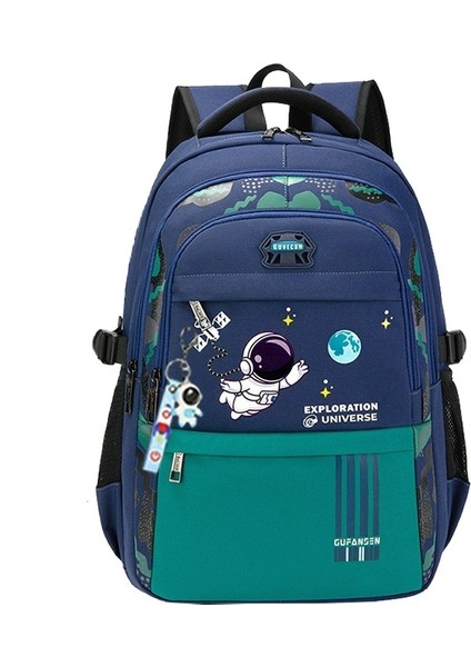 Erkek Omurga Yükü Azaltıcı Çocuk Omuz Çantası/ilkokul Öğrencisi Büyük Kapasiteli Okul Çantası/ortaokul Öğrencisi Hafif Sırt Çantası DL201 (Yurt Dışından)