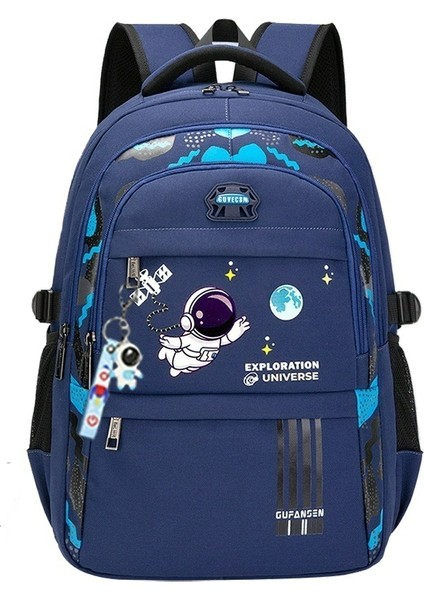 Erkek Omurga Yükü Azaltıcı Çocuk Omuz Çantası/ilkokul Öğrencisi Büyük Kapasiteli Okul Çantası/ortaokul Öğrencisi Hafif Sırt Çantası DL201 (Yurt Dışından)