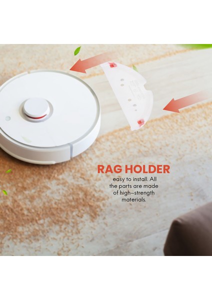 Xıaomı Roborock S5 Max S50 Max S55 Max Için Su Deposu ve Paspas Braketi (Yurt Dışından)