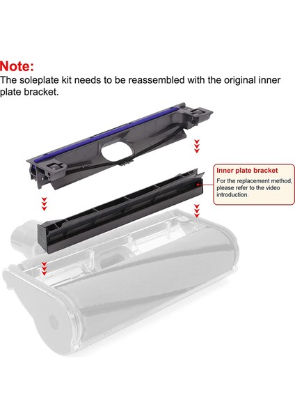 Dyson V6 V7 V8 V10 V11 Zemin Için Elektrikli Süpürge Fırçası Alt Kapağı (Yurt Dışından) indirimleri