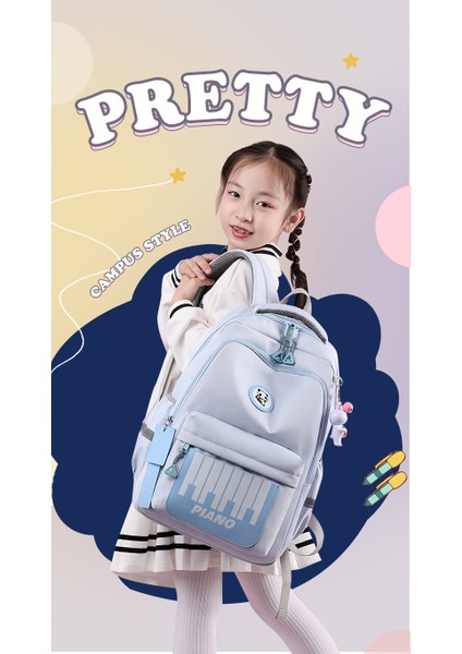 Kız Hafif Omurga Çocuk Sırt Çantası/ilköğretim Okulu Okul Çantası/ortaokul Büyük Hacimli Sırt Çantası Y234 (Yurt Dışından) fiyatları