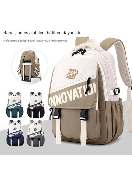 Erkek ve Kadın Üniversite Öğrencileri Modaya Uygun Sırt Çantası/ortaokul ve Lise Büyük Kapasiteli Okul Çantası Y242 (Yurt Dışından) modelleri
