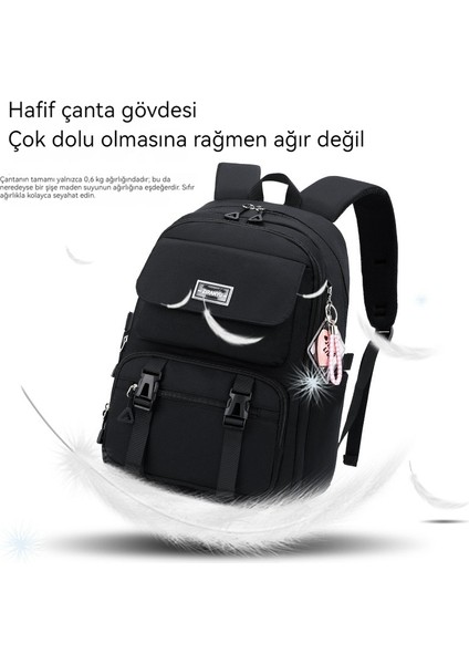 Kız Ortaokul Okul Çantası/lise Öğrencisi Büyük Kapasiteli Sırt Çantası/üniversite Öğrencisi Hafif Sırt Çantası Y262 (Yurt Dışından) fiyatları