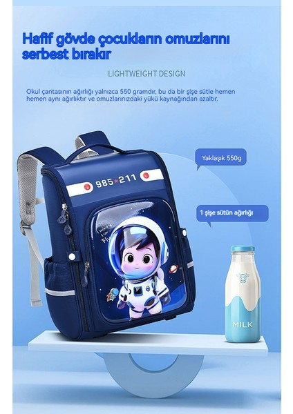 Erkek Çocuk Çizgi Film Anime Büyük Kapasiteli Çocuk Sırt Çantası/ilkokul Öğrencisi Hafif Sırt Çantası Y243 (Yurt Dışından) fiyatları