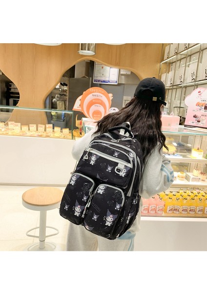 Su Geçirmez Büyük Kapasiteli Lise Üniversite Öğrencisi Sırt Çantası/sevimli Karikatür Ortaokul Okul Çantası Y281 (Yurt Dışından) fiyatları