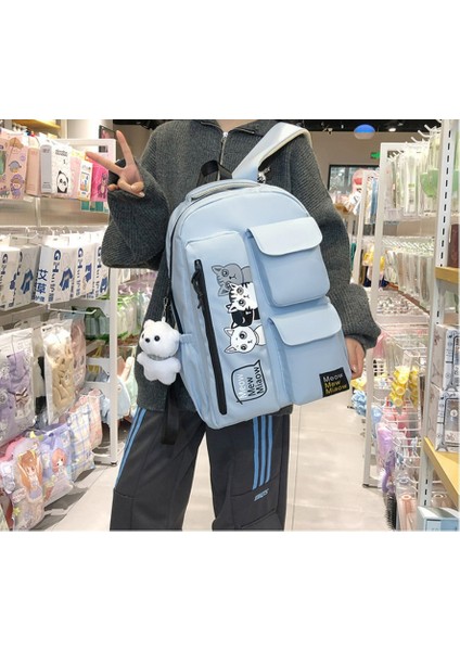 Kız Ortaokul Okul Çantası/lise Öğrencisi Büyük Kapasiteli Sırt Çantası/üniversite Öğrencisi Hafif Sırt Çantası Y301 (Yurt Dışından) fiyatları