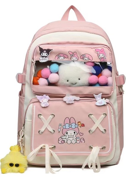 Kız Ortaokul Okul Çantası/lise Öğrencisi Büyük Kapasiteli Sırt Çantası/üniversite Öğrencisi Hafif Sırt Çantası Y298 (Yurt Dışından)