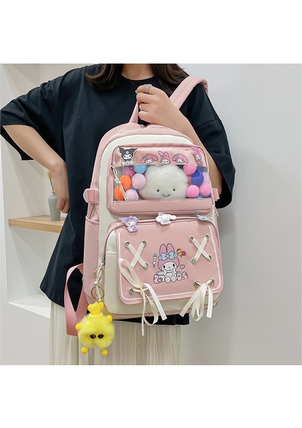 Kız Ortaokul Okul Çantası/lise Öğrencisi Büyük Kapasiteli Sırt Çantası/üniversite Öğrencisi Hafif Sırt Çantası Y298 (Yurt Dışından) fiyatları
