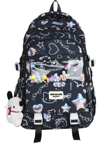 Kız Ortaokul Okul Çantası/lise Öğrencisi Büyük Kapasiteli Sırt Çantası/üniversite Öğrencisi Hafif Sırt Çantası Y306 (Yurt Dışından)