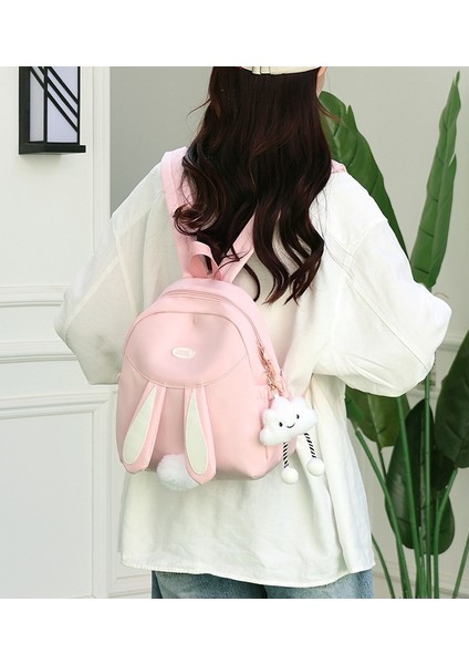 Yeni Sevimli Kız Sırt Çantası Ortaokul Lise Öğrencisi Okul Çantası Basit Vahşi Tavşan Üniversite Öğrencisi Sırt Çantası Y309 (Yurt Dışından) fiyatları