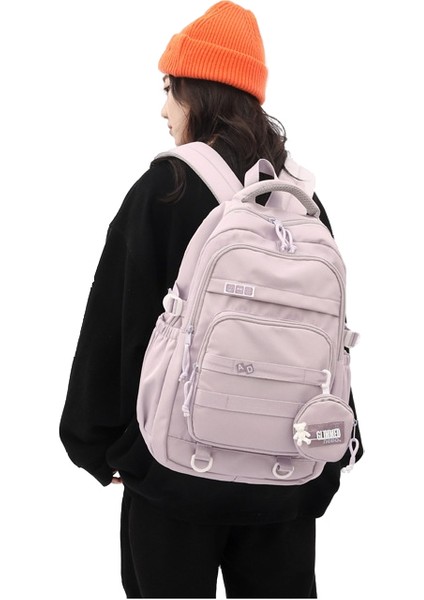 Kız Ortaokul Okul Çantası/lise Öğrencisi Büyük Kapasiteli Sırt Çantası/üniversite Öğrencisi Hafif Sırt Çantası Y263 (Yurt Dışından) fırsatları