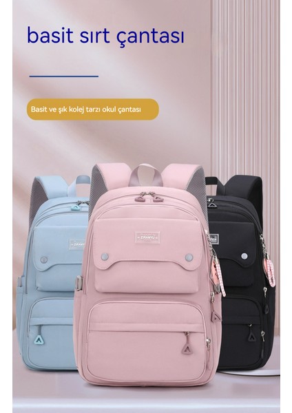 Kız Ortaokul Okul Çantası/lise Öğrencisi Büyük Kapasiteli Sırt Çantası/üniversite Öğrencisi Hafif Sırt Çantası Y261 (Yurt Dışından) fiyatları