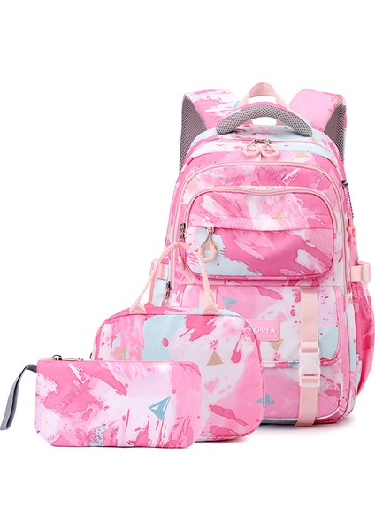 Kız Ortaokul Okul Çantası/lise Öğrencisi Büyük Kapasiteli Sırt Çantası/üniversite Öğrencisi Hafif Sırt Çantası ,üçlü Takım Y278 (Yurt Dışından)