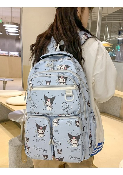 Su Geçirmez Büyük Kapasiteli Lise Üniversite Öğrencisi Sırt Çantası/sevimli Karikatür Ortaokul Okul Çantası Y281 (Yurt Dışından) fiyatları