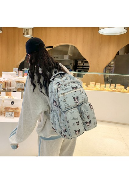 Su Geçirmez Büyük Kapasiteli Lise Üniversite Öğrencisi Sırt Çantası/sevimli Karikatür Ortaokul Okul Çantası Y281 (Yurt Dışından) fiyatları