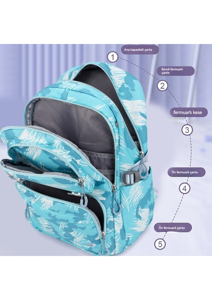 Kız Ortaokul Okul Çantası/lise Öğrencisi Büyük Kapasiteli Sırt Çantası/üniversite Öğrencisi Hafif Sırt Çantası Y275 (Yurt Dışından) fiyatları