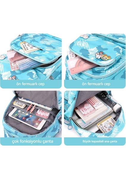 Kız Ortaokul Okul Çantası/lise Öğrencisi Büyük Kapasiteli Sırt Çantası/üniversite Öğrencisi Hafif Sırt Çantası Y275 (Yurt Dışından) modelleri