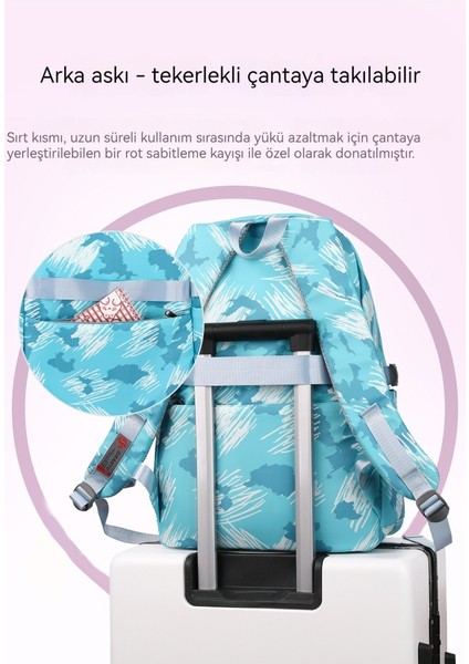 Kız Ortaokul Okul Çantası/lise Öğrencisi Büyük Kapasiteli Sırt Çantası/üniversite Öğrencisi Hafif Sırt Çantası Y275 (Yurt Dışından) fırsatları