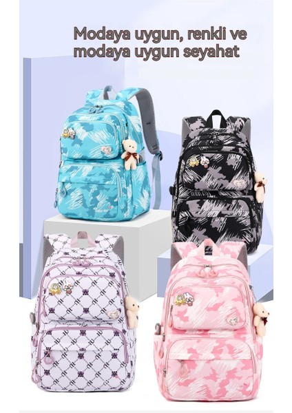 Kız Ortaokul Okul Çantası/lise Öğrencisi Büyük Kapasiteli Sırt Çantası/üniversite Öğrencisi Hafif Sırt Çantası Y275 (Yurt Dışından) indirimleri