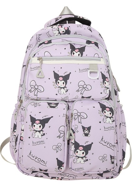 Su Geçirmez Büyük Kapasiteli Lise Üniversite Öğrencisi Sırt Çantası/sevimli Karikatür Ortaokul Okul Çantası Y281 (Yurt Dışından)