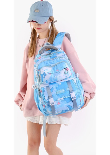 Kız Ortaokul Okul Çantası/lise Öğrencisi Büyük Kapasiteli Sırt Çantası/üniversite Öğrencisi Hafif Sırt Çantası Y277 (Yurt Dışından) fiyatları