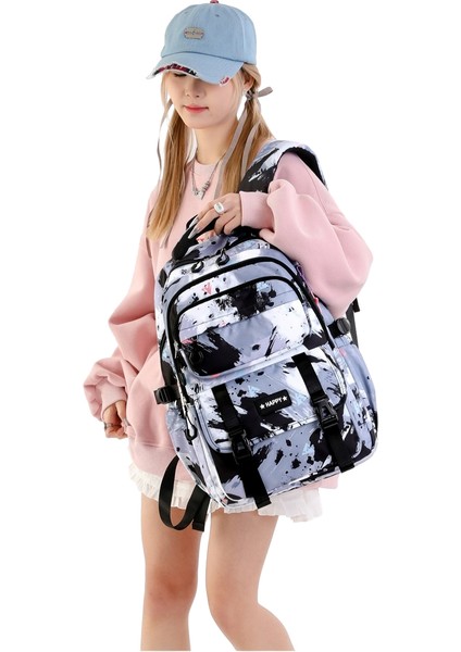 Kız Ortaokul Okul Çantası/lise Öğrencisi Büyük Kapasiteli Sırt Çantası/üniversite Öğrencisi Hafif Sırt Çantası Y277 (Yurt Dışından) indirimleri