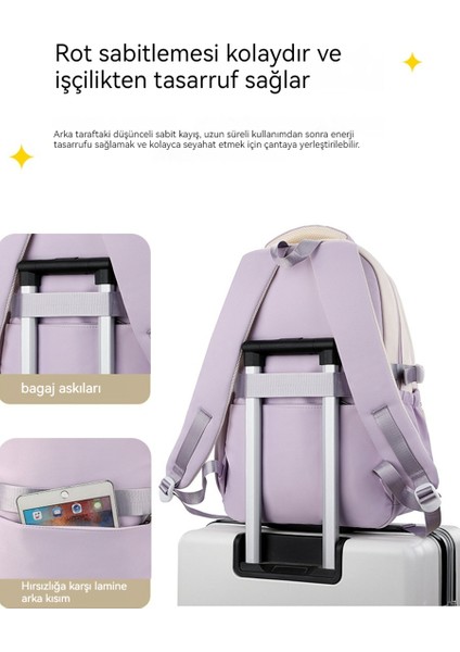 Kız Ortaokul Okul Çantası/lise Öğrencisi Büyük Kapasiteli Sırt Çantası/üniversite Öğrencisi Hafif Sırt Çantası Y265 (Yurt Dışından) modelleri