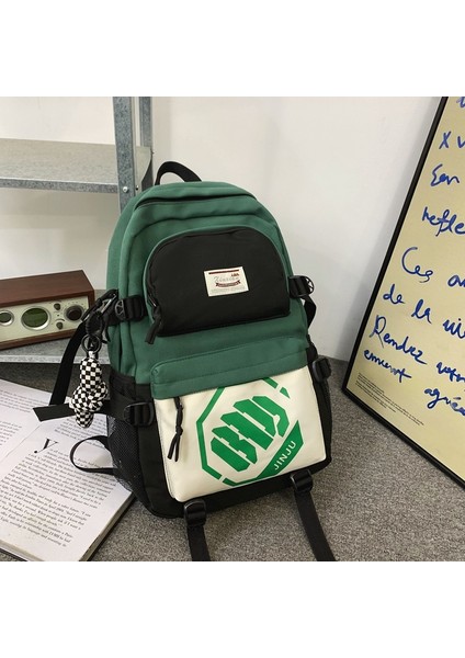 Erkek ve Kız Öğrenci Için Büyük Kapasiteli, Hafif, Ortaokul ve Lise Sırt Çantası, Üniversite Öğrencisi Için Çift Omuzlu Çanta Y314 (Yurt Dışından)