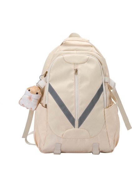 Yeni Sokak Tarzı Büyük Kapasiteli Okul Çantası Günlük Kullanıma Uygun Birleşik Omuz Çantası Genel Lise ve Üniversite Erkek ve Kadın Çantası Y312 (Yurt Dışından)