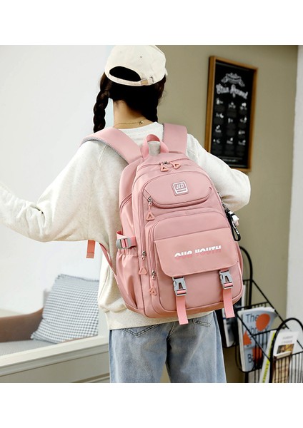 Kız Ortaokul Okul Çantası/lise Öğrencisi Büyük Kapasiteli Sırt Çantası/üniversite Öğrencisi Hafif Sırt Çantası Y322 (Yurt Dışından) indirimleri