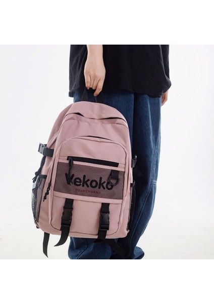 Erkek ve Kız Ortaokul Öğrenci Sırt Çantası, Lise ve Üniversite Öğrencisi Sokak Modası Omuz Çantası Y313 (Yurt Dışından) modelleri