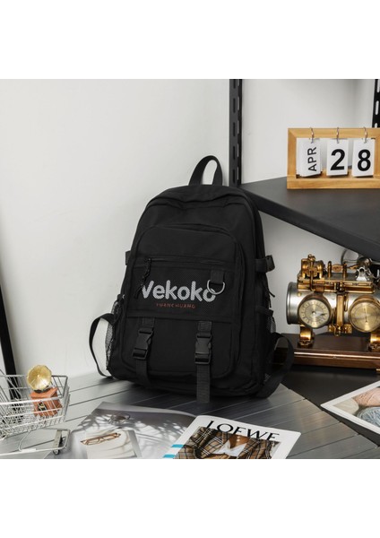 Erkek ve Kız Ortaokul Öğrenci Sırt Çantası, Lise ve Üniversite Öğrencisi Sokak Modası Omuz Çantası Y313 (Yurt Dışından)