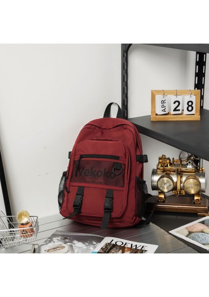 Erkek ve Kız Ortaokul Öğrenci Sırt Çantası, Lise ve Üniversite Öğrencisi Sokak Modası Omuz Çantası Y313 (Yurt Dışından)