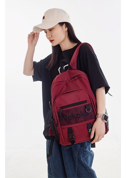 Erkek ve Kız Ortaokul Öğrenci Sırt Çantası, Lise ve Üniversite Öğrencisi Sokak Modası Omuz Çantası Y313 (Yurt Dışından) fiyatları