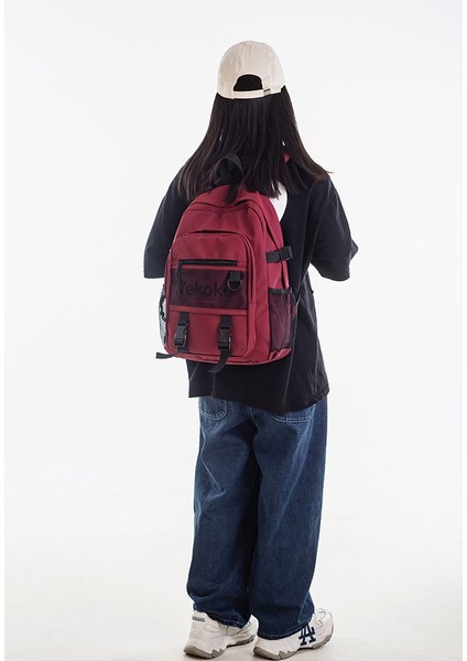 Erkek ve Kız Ortaokul Öğrenci Sırt Çantası, Lise ve Üniversite Öğrencisi Sokak Modası Omuz Çantası Y313 (Yurt Dışından) modelleri