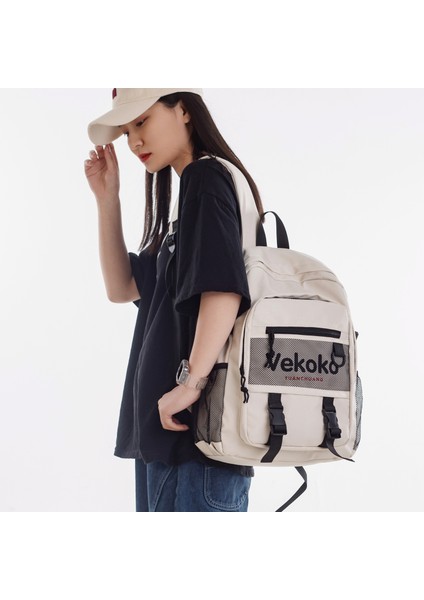 Erkek ve Kız Ortaokul Öğrenci Sırt Çantası, Lise ve Üniversite Öğrencisi Sokak Modası Omuz Çantası Y313 (Yurt Dışından) fiyatları