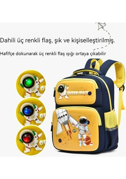 Erkek ve Kız Yeni Ilkokul Öğrenci Sırt Çantası Birinci ve Ikinci Sınıf Sevimli Çizgi Film Sert Kabuklu Çift Omuzlu Çanta Y330 (Yurt Dışından) modelleri