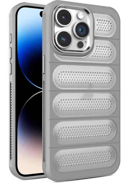 iPhone 14 Pro Max Kılıf Airmax Cooling Armor Delikli Kapak